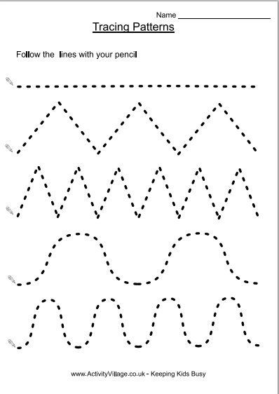 tracing patterns                                                                                                                                                                                 More Trace The Lines, Tracing Patterns, Line Tracing Worksheets, Writing Printables, Pattern Worksheet, Preschool Tracing, Tracing Sheets, Pre Writing Activities, Tracing Worksheets Preschool