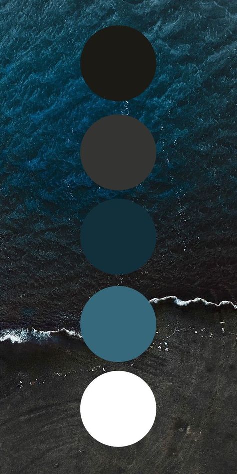 Dark Blue Complimentary Colors, Colour Palette With Dark Blue, Obsidian Color Palette, Dark Blue Palette Colour Schemes, Dark Blue And Grey Color Palette, Dark Blue Shades Colour Palettes, Black Blue Colour Palette, Dark Blue And Black Color Palette, Moody Beach Color Palette