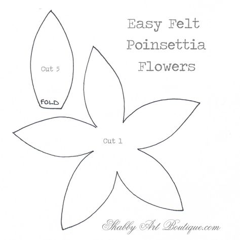 Shabby Art Boutique felt poinsettia template http://shabbyartboutique.com/2013/12/simply-christmaseasy-felt-poinsettias.html Poinsettia Template Pattern, Poinsettia Flower Template Free, Pointsetta Felt Flower, Felt Ponsetia Template, Felt Pointsetta Diy, Felt Poinsettia Diy, Felt Xmas Decorations Templates, Poinsettia Template Free Printable, Felt Poinsettia Pattern