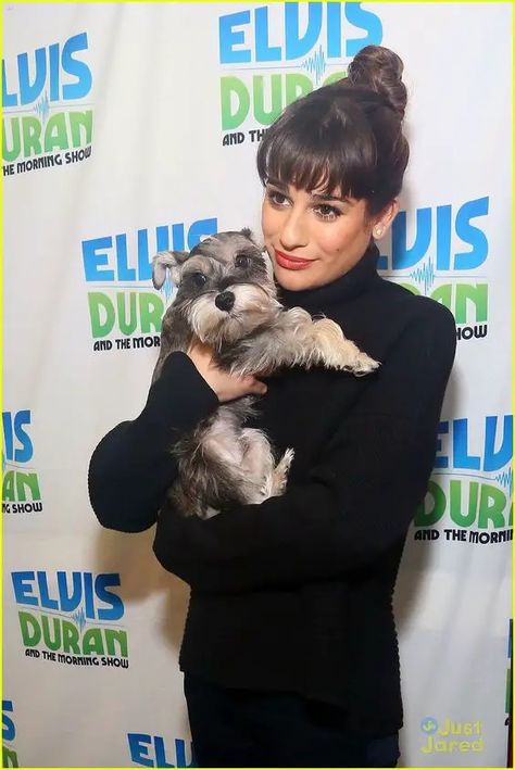 19 Celebrities With Schnauzers - The Paws Mini Schnauzer Puppies, Most Beautiful Dogs, Miniature Schnauzer Puppies, Puppy Kisses, Schnauzer Puppy, Animal Advocacy, Lea Michele, Morning Show, Bad Dog