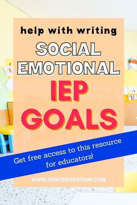 Behavior Goals For Iep, School Social Work Iep Goals, Social Emotional Iep Goals, Iep Behavior Goals, Kindergarten Iep Goals, Iep Parent Concerns, Iep Goals For High School Students, Emotional Goals, Productive School