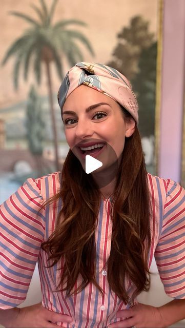 Blair Sanzone Scheuer on Instagram: "Easy, Summer Hair! 

Here are step-by-step instructions on how to tie a scarf in a chic way to disguise a host of summer hair problems. 🎬

Wear with a dress, bathing suit or cut-offs and a tee—no one will notice the frizz 🙋🏻‍♀️ or whatever else ails you! 

#scarf #hairstyle #summerhair #howtobeauty #howtohair #hairwraps #hermesscarf #howtotieascarf #scarfstyle #scarffashion #summerstyle #memorialday #memorialdayweekend #holidaystyle #poolstyle #turban #turbanstyle #hairwraps #hairtutorial #hairaccessories #frizzyhair #frizzyhairproblems #momstyle #fashionover40 #fashionover30 #hairstyles #hairstyle" Easy Summer Hair, Tie A Scarf, Scarf Summer, Pool Fashion, Jewelry Scarves, Tie Scarf, Turban Style, Cut Offs, Hair Scarf