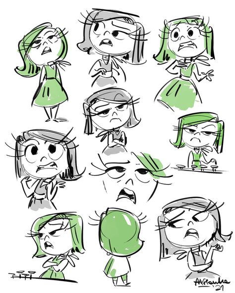 Alessandra Sorrentino (@AleRosaspina) on X Disgust Expression Reference, Mouth Shapes, Warm Up Sketches, Inside Out Emotions, Inside Out Characters, Inside Out 2, Childrens Books Illustrations, Twitter Profile, Drawing Expressions