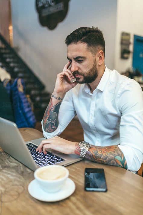 Men Business Photoshoot Ideas, Coffee Photography Men, Successful Man Photography, Men Branding Photos, Mens Branding Photography, Business Man Photography Office, Business Photoshoot Men, Man In Office, Man Studying