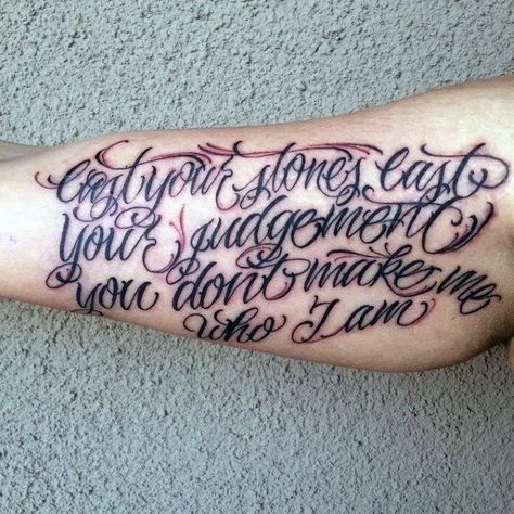 Quote Tattoos For Guys, Arm Tattoos For Men, Unique Tattoos Black Women, Arm Quote Tattoos, Quotes Men, Tattoo Quotes For Men, Men Masculine, Inner Arm Tattoos, Inner Bicep Tattoo