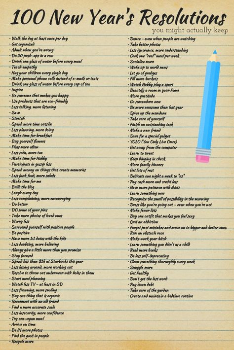 100 New Year's Resolutions, New Year, New Year's Eve, Resolutions, self-improvement New Year Eve Resolutions, Planning New Year, 12 Week Year Goals Ideas, New Year’s Eve Resolution, Bullet Journal New Year, New Year Plans, New Year Resolution Quotes, Co-parenting, New Years Resolution List