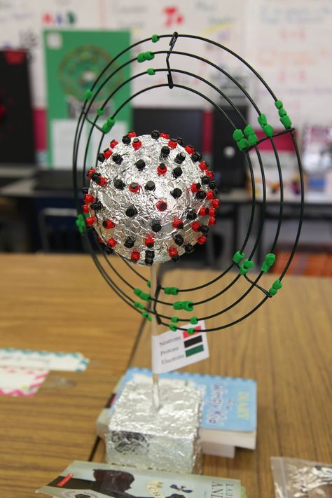 3 Dimensional Atom Projects Carbon Atom Model, Atom Model Project, Atom Project, Animal Cell Project, Science Project Models, Atom Model, Bohr Model, Element Project, Atomic Theory