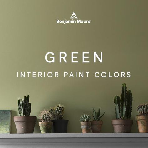 Whether online or in-store, let us help you find the best Benjamin Moore green interior paint color for your next project.