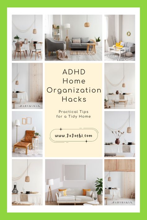 Struggling to keep your home tidy with ADHD in the mix? Check out our latest blog post for ADHD Home Organization Hacks. From decluttering ideas to kitchen organization tips. These organization hacks are tailored to ADHD-specific challenges and are perfect for working women, especially those with kids with ADHD. Learn how to create a more organized, stress-free living environment with our practical house organization ideas. Dive into the details and start transforming your home today! Organizing Your Day, Home Improvement Organization, Home Organization Minimalist, Visual Organization Ideas, Neurodivergent House Hacks, Organizing Categories Home, Kid Organization Ideas, Organization For Add Adults, Neurodivergent Organization