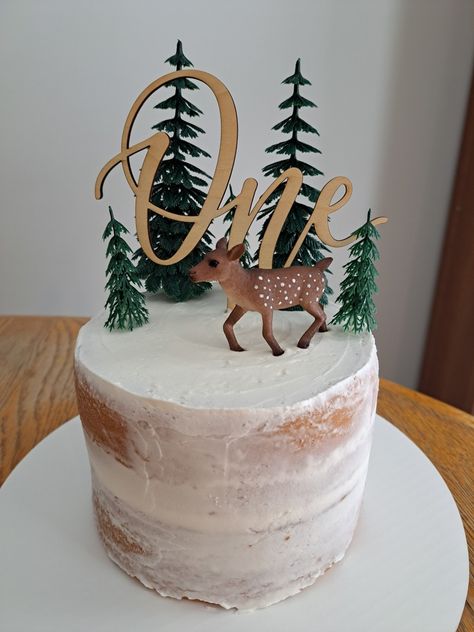 Hunting Theme Smash Cake, Hunting First Birthday Cake, Woodlands Cake Smash, The Big One Deer Birthday Cake, Woodland Themed 1st Birthday Boy, Deer 1st Birthday Boys, Onedeerful Deer Birthday Boy, Woodland First Birthday Cake, Hunting Smash Cake