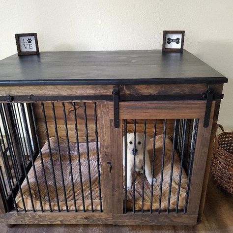 Dog Cave, Wooden Dog Crate, Wire Crate, Special Walnut Stain, Interlocking Flooring, Dog Calendar, Baskets For Men, Oil Based Stain, Dog Crate Furniture