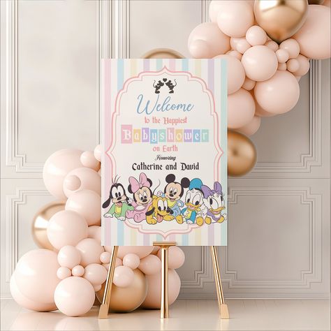 Babyland welcome sign, Babyland editable welcome sign, Minnie baby shower welcome sign, DIGITAL FILE ONLY 0044 Vintage Disney Baby Shower Theme, Baby Land Baby Shower Theme, Disney Shower Ideas, Disney World Baby Shower Ideas, Disneyland Theme Baby Shower Ideas, Babyland Shower Theme, Baby Shower Disney Theme, Disneyland Baby Shower Theme, Disney Theme Baby Shower Ideas