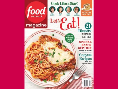 Cook like a star this month with Food Network Magazine's March 2020 issue. Inside, you'll find new dinners everyone will love, plus dozens of healthy snack recipes. And don't forget to submit your bracket for our "Tournament of Champions" contest for a chance to win $500. Food Network Star, Love Magazine, Food Network Magazine, Star Food, Cheesy Recipes, Food Magazine, Budget Meals, Healthy Snacks Recipes, Copycat Recipes