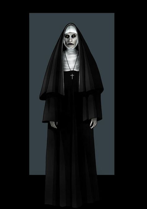 valak by nightwing1975 The Nun Valak Tattoo, Valak Tattoo Design, Valak Tattoo, The Nun Costume, The Nun Valak, Evil Nun, Conjuring Universe, Halloween Makeup Witch, Horror Room