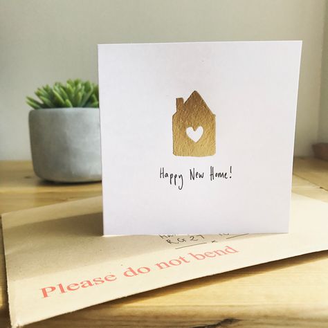 Welcome Home Cards, Realtor Cards, Housewarming Card, Hand Drawn Cards, Birthday Card Craft, Happy New Home, New Home Cards, Handmade Birthday Cards, Cards For Friends