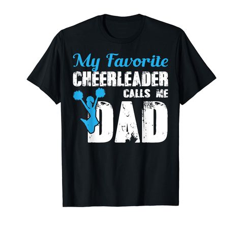 PRICES MAY VARY. This Is the Perfect Shirt for a Cheer Dad Who Is the Fan of His Cheerleader. This Design Is Great for Dads Who Want to Support Their Daughter in Cheerleading. Lightweight, Classic fit, Double-needle sleeve and bottom hem Cheer Dad Shirt, Cheer Dad Shirts, Cheerleading Gifts, Trending Tshirts, Dad To Be Shirts, Perfect Shirt, Trending Shirts, Types Of Shirts, Branded T Shirts