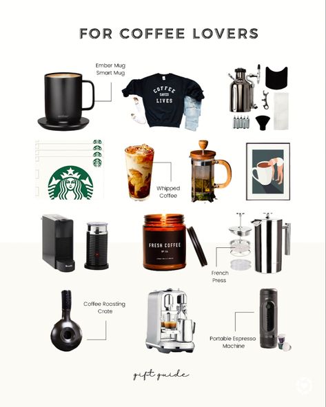 Gift Ideas For Coffee Lovers, Fun Gift Ideas, Products Photography, French Press Coffee, Gifts For Coffee Lovers, Coffee Is Life, Fresh Coffee, Gift Guides, Coffee Roasting