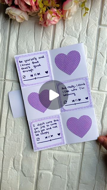 How To Make Card For Best Friend, Easy Gift For Best Friend, Aesthetic Card For Friend, Birthday Homemade Gifts For Best Friend, Card Ideas For Best Friend Aesthetic, Aesthetic Card For Birthday, Diy Birthday Gifts Best Friend, Cards For Birthday Handmade Easy, Folding Greeting Cards