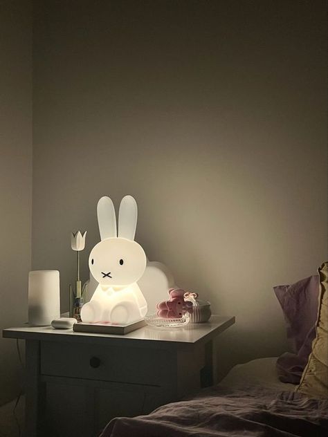 Miffy Night Light – Venus&Orion Miffy Lamp Aesthetic, Miffy Bedroom Aesthetic, Miffy Bedsheets, Miffy Room Aesthetic, Miffy Room Decor, Miffy Decoration, Miffy Rug, Miffy Bedroom, Miffy Decor