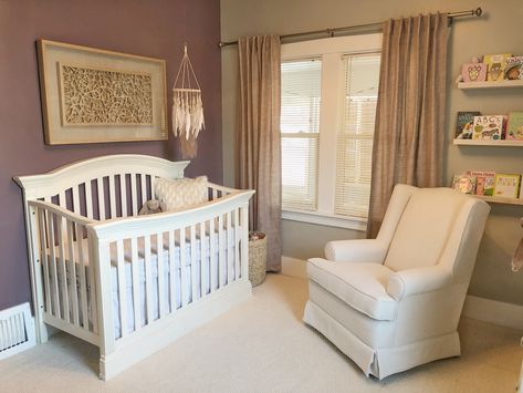 Mauve and blush pink nursery Blush And Mauve Nursery, Dusty Purple Nursery Ideas, Nursery Ideas Mauve, Mauve Color Nursery, Mauve Purple Nursery, Dusty Mauve Nursery, Purple And Pink Nursery, Mauve Pink Nursery, Mauve Nursery Decor