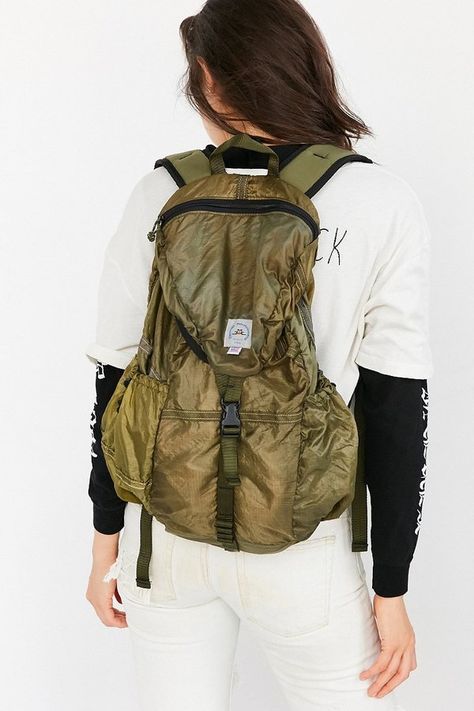 Epperson Mountaineering Packable Parachute Backpack   #daytrips #hiking #sponsored Parachute Tent, Tent Material, Retro Futurism, Outdoor Life, Mountaineering, Outdoor Outfit, Us Army, Day Trips, Backpack Bags