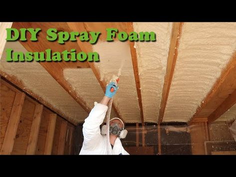 Diy Spray Foam Insulation, Spray Foam Insulation Kits, Foam Diy, Diy Insulation, Spray Insulation, Diy Gadgets, Roof Insulation, Spray Foam Insulation, Attic Bathroom