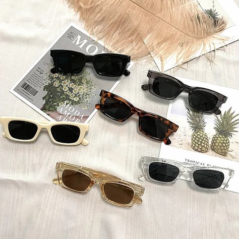 1PCs New Women Rectangle Vintage Sunglasses Brand Designer Retro Points Sun Glasses Female Lady Eyeglass Cat Eye Driver Goggles|Driver Goggles| - AliExpress Small Sunglasses, Metal Glasses, Sunglasses Brand, Luxury Eyewear, Designer Glasses, Cat Eyes, Rectangular Sunglasses, Rectangle Sunglasses, Vintage Sunglasses