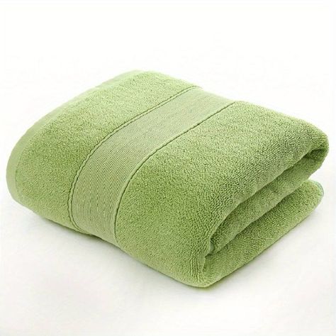 1pc Cotton Luxury Premium Bath Towel High Absorbent Soft Comfortable Bath Towel Bathroom Accessories 55 1 27 5in - Home & Kitchen - Temu United Kingdom Green Bath Towels, Ceramic Soap Dispenser, Soft Bath Towels, Mens Pajamas Set, Spa Day At Home, Cotton Bath Towels, Unique Home, Bath Towel, Bosnia And Herzegovina