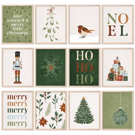 PRICES MAY VARY.  Features:    Wonderful decoration:  12 packs wall art prints in Christmas theme, adopt boho watercolor style, full of festive atmosphere, suitable for Christmas decoration.    Perfect to use:  Made from good quality paper, waterproof and tear resistant, can be used for a long time, perfect for room decoration and housewarming gift.    Specifications:    Material: paper  Size: 8 x 10inch    Package includes:  12 x Wall Art Prints SET OF 12: The package comes with 12pcs Christmas Holiday Art Prints, Christmas Gallery Wall, Xmas Printables, Xmas Art, Wreath Wall Art, Festive Home Decor, Wal Art, Christmas Text, Holiday Wall Art