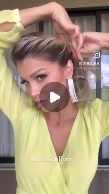 Simple Hairstyles & Tips on Instagram: "Great hair tutorials 🥰🥰
By @deniseulliam_ ❤️
.
*No copyright infringement was intended. If you are the author of this video and do not want your video to be posted on this page, please contact me in DM and your video will be deleted as soon as possible. Thank you 🤗
.
#hairvideo #hairstylevideo #hairstyle #hairvideoshow #tutorialhairdo #hairtransformation #braidtutorial #naturalhairtutorial #hairdecoration #hairstyleideas #cutehairstyles #hairofinstagram #hairoftheday #hairideas #hairstyletutorial #hairvideotutorial #tutorialhair #hairglamvideos #tutorialvideo #braidsofinstagram" Short Hair Updo Tutorial, Synthetic Curly Hair, Hair Updos Tutorials, Easy Hairstyles For Thick Hair, Easy Hairdos, Simple Hairstyles, Long Hair Video, Hairstyles For Layered Hair, Easy Hair Updos