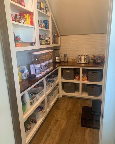 Under Basement Stairs, Under Stairs Cupboard Storage, Ideas Under Stairs, Stairs Storage Ideas, Under Stairs Pantry, Understair Storage, Storage Closet Shelving, Closet Under Stairs, Pantry Closet Design