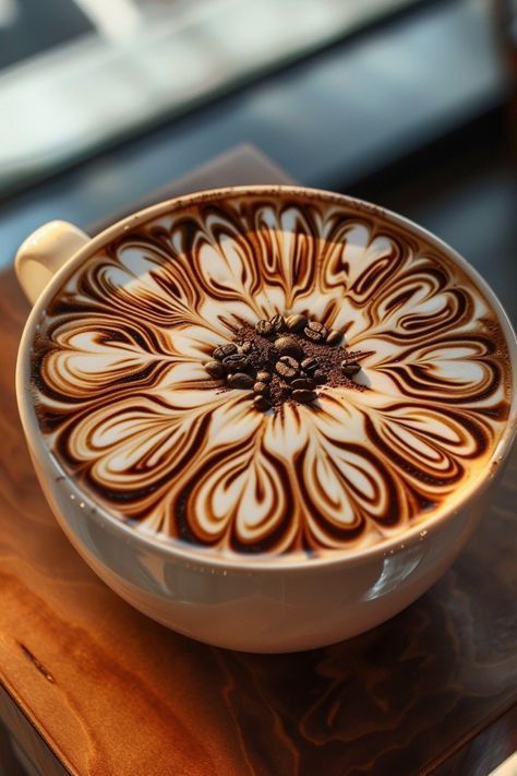 Latte Art Aesthetic, 3d Latte Art, Artistic Food, Cappuccino Art, Coffee Vs Tea, Coffee Latte Art, Coffee Aesthetic, Coffee Enthusiast, Coffee Design