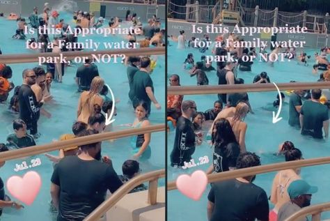 TikToker debates appropriateness of woman's bathing suit at family water park: 'There's kids all around her' Appropriate Bathing Suits, Waterpark Outfits For Women, Outfit For Water Park, Water Park Outfit Woman, Appropriate Swimsuit, Water Park Outfit, Waterpark Outfit, Angry Parents, Colorful Bathing Suit