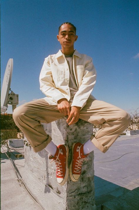 Jacob Consenstein SS18 Looks – Only NY Man Photoshoot Ideas, Rooftop Portrait, Streetwear Editorial, Streetwear Photoshoot Ideas, Urban Shoot, Urban Photography Portrait, Street Fashion Photoshoot, Streetwear Photoshoot, Street Photoshoot