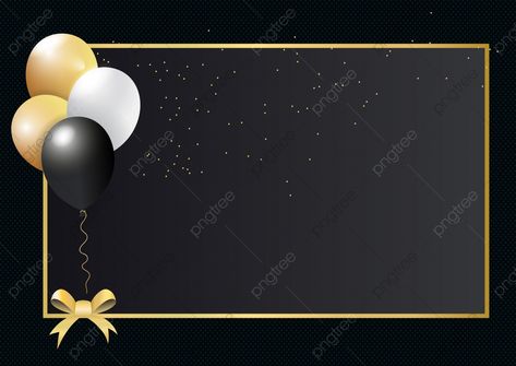 Birthday Background Design Landscape, Birthday Background For Men, Birthday Invitation Background, Graduation Background, Birthday Tarpaulin Design, Birthday Card Background, Birthday Background Design, Happy Birthday Balloon Banner, Happy Birthday Black