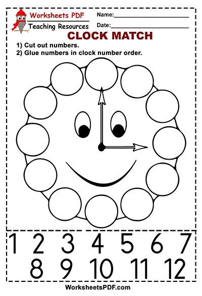 Clock Match – Free Printables Kindergarten Clock, Brad Impodobit, Clock Worksheets, Telling Time Worksheets, Aktiviti Kanak-kanak, Kids Worksheets Preschool, Free Preschool Worksheets, Time Worksheets, Worksheet For Kids