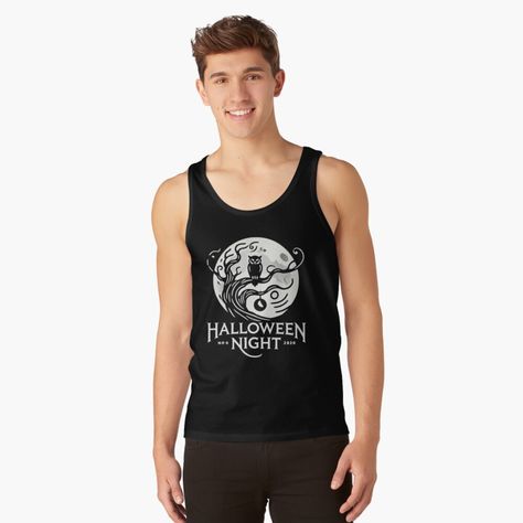 Get my art printed on awesome products. Support me at Redbubble #RBandME: https://www.redbubble.com/i/tank-top/Halloween-Night-by-ShuenFashion/164554598.B4HC7?asc=u Owl And Moon, Halloween Night, Halloween Design, Awesome Products, Tank Top, Moon, Tank Tops, Halloween, Celebrities