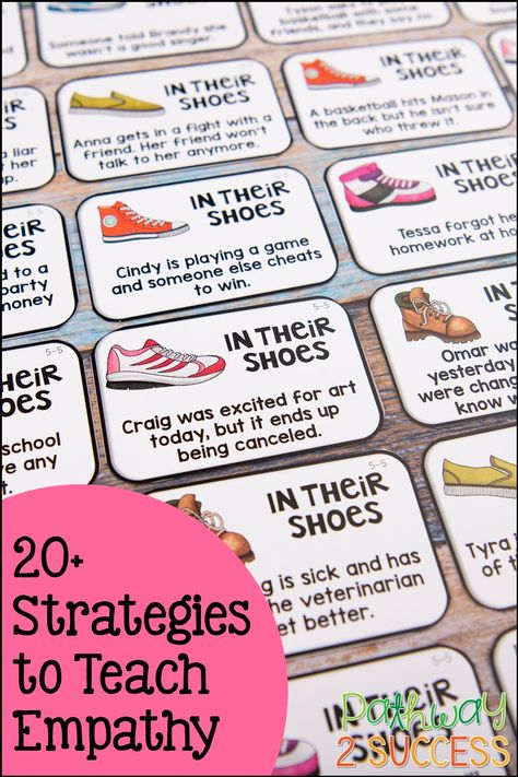 Social Skills Role Play Activities, Social Emotional Classroom, Empathy Lessons, Empathy Activities, Teaching Empathy, Social Emotional Activities, Social Skills Groups, Elementary Counseling, Social Skills Activities