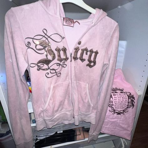 Juicy Couture Jacket Velour Jacket, Juicy Couture Jacket, Couture Tops, Juicy Couture, Size Medium, Couture, Pink, Closet