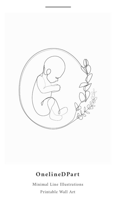 Pregnant Line Art Drawings, Newborn Line Art, New Baby Art, Baby Art Drawing, Pregnancy Line Art, Baby Line Drawing, Flowers Line Drawing, Baby Line Art, Baby Minimalist