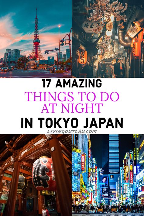 Come inside to find our detailed guide on the best things to do in Tokyo at night! | Tokyo Night Attractions | Tokyo Night Activities | What to Do in Tokyo at Night | Tokyo Night Photography | Tokyo Night View | Tokyo Nightlife | Tokyo Nightclubs | Tokyo Itinerary | Tokyo Travel Guide And Tips | Beautiful Place in Tokyo | Shinjuku | Shibuya | Akihabara | Where To Stay in Tokyo | Most Instagrammable Spots in Tokyo | #Tokyo #Japan #TravelTokyo Most Instagrammable Places In Tokyo, Best Places In Tokyo, Tokyo Travel Itinerary, What To Do In Japan Tokyo, Things To Do Tokyo Japan, Where To Stay In Japan, Tokyo What To Do, Tokyo Vacation Outfit, Tokyo Itenary