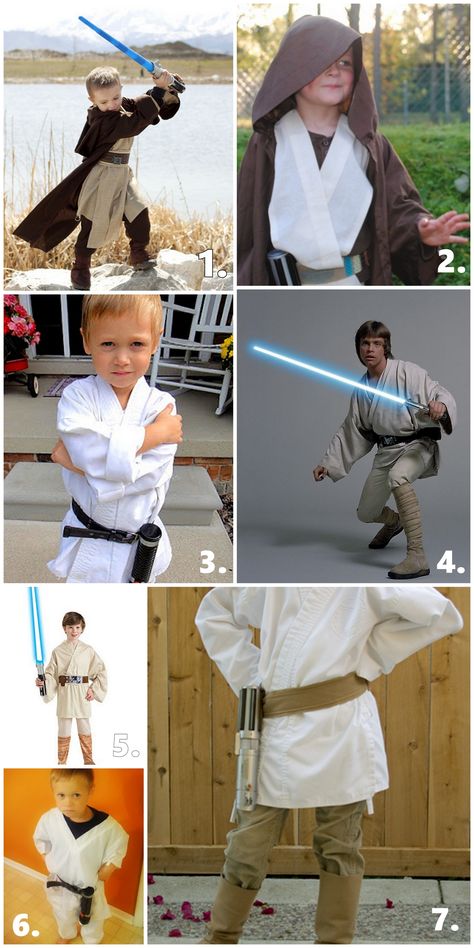 CHEAP LUKE SKYWALKER COSTUME INSPIRATION Luke Skywalker Costume Kids, Star Wars Outfit Ideas, Diy Starwars, Luke Skywalker Costume, Star Wars Costumes Diy, Star Wars Outfit, Disfraz Star Wars, Toddler Boy Halloween Costumes, Jedi Costume