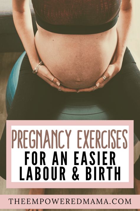 Stretches For Natural Birth, Birth Preparation Exercises, Birth Exercises, Exercises To Prepare For Labor, Exercise Ball Stretches, Birth Ball Exercises, How To Widen Hips, Normal Birth, Birth Prep