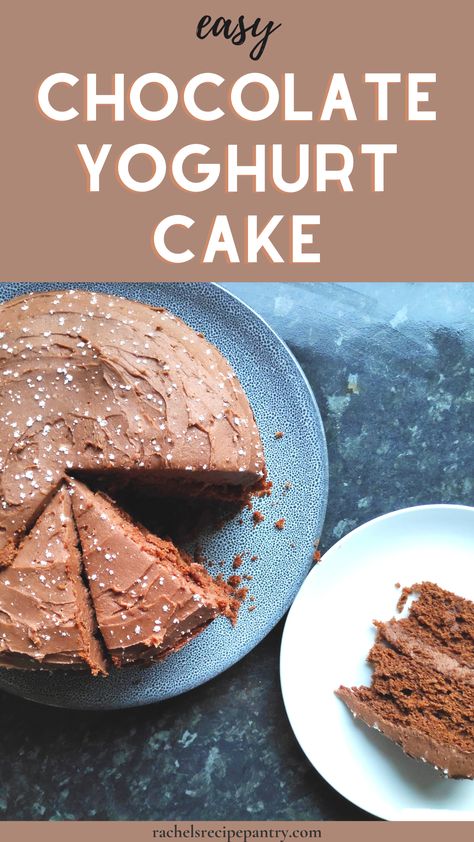 Yoghurt Chocolate Cake, Easy Yoghurt Cake, Mary Berry Recipes Baking, Chocolate Yogurt Cake, Mary Berry Cakes, Mary Berry Recipe, Chocolate Yogurt, Yoghurt Cake, Chocolate Cake Recipe Easy