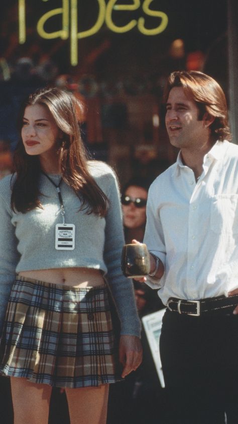 How To Dress Like Liv Tyler In 'Empire Records' 25 Years Later 90s Plaid Skirt Outfits, Liv Tyler Empire Records, Liv Tyler 90s, Last Minute Halloween Kostüm, Rex Manning Day, Anthony Lapaglia, Mia Tyler, Clueless Halloween Costume, 1990 Style