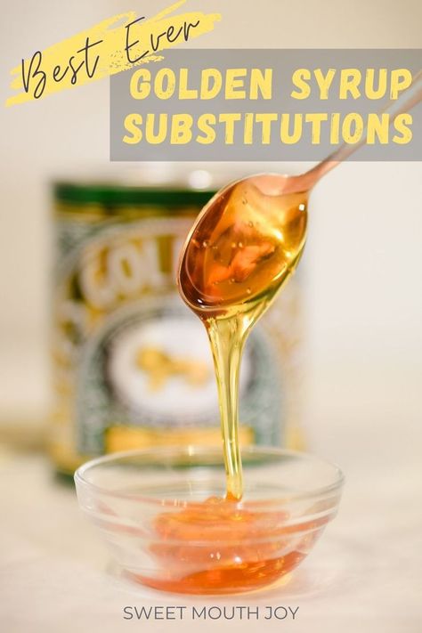 Golden syrup dripping from a spoon. Tin of Tate & Lyle in the background. Cooking And Baking Recipes, Homemade Spice Mix, Chilled Desserts, Homemade Recipes Dessert, Perfect Pie Crust, Homemade Syrup, Perfect Pies, Golden Syrup, Syrup Recipe