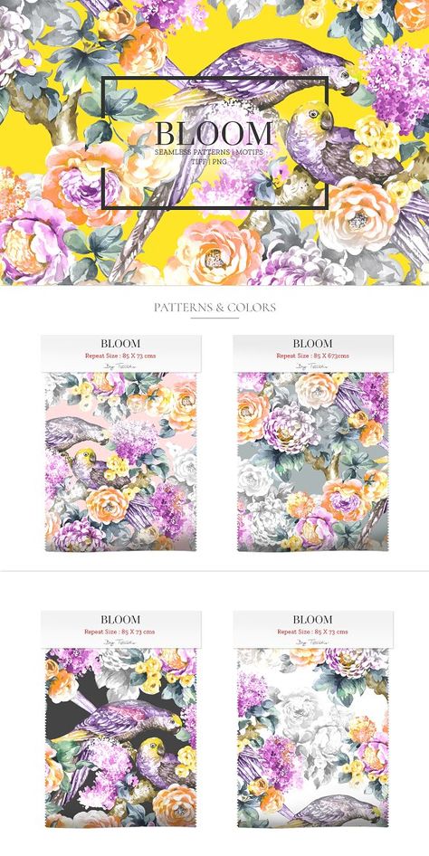 Botanical Flowers Print, New Look Patterns, Background Flowers, Floral Logo Design, Design Scarf, Floral Border Design, Floral Logo, Flowers Bloom, Pattern Illustration