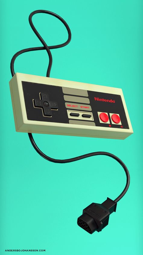 NES controller, Anders Bo Johansson on ArtStation at https://www.artstation.com/artwork/k0y9d Retro Game Controller, Game Controller Art, Gaming Artwork, Retro Games Wallpaper, Retro Game Console, Nes Controller, Worst Feeling, Nintendo Controller, Nintendo Console