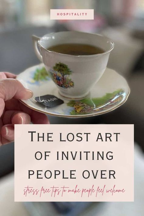 The lost art of inviting people over {stress free tips to make people feel welcome} Duck Egg Blue Sofa Living Room Ideas, Great Party Ideas, Guest Hosting Ideas, Christian Hospitality Ideas, Hosting Small Group, Hospitality Aesthetic, Cozy Homemaking, Tea Ministry, Hostess Tips