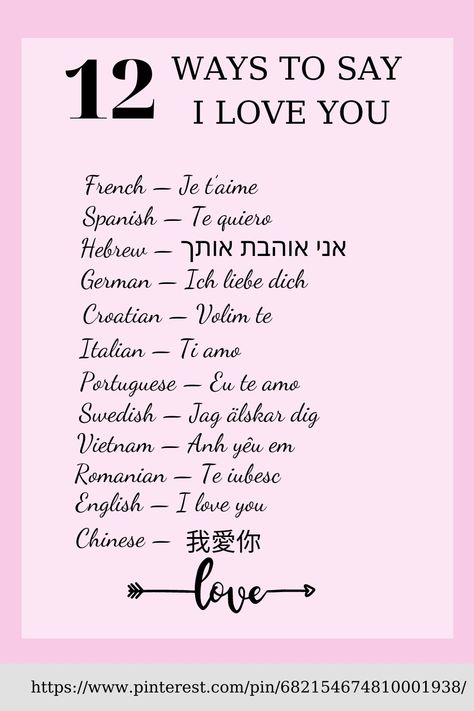 How to say I love you in different languages | How do you say I love you in different languages | Ways to say I love you in different languages Te Amo Meaning In English, Saying Love You In Different Ways, 365 Ways To Say I Love You, Love In Different Languages Tattoo, How Can I Say I Love You, I Love You In Different Languages Tattoo, I Love You 100 Languages, Cute Ideas To Say I Love You, Love In Every Language